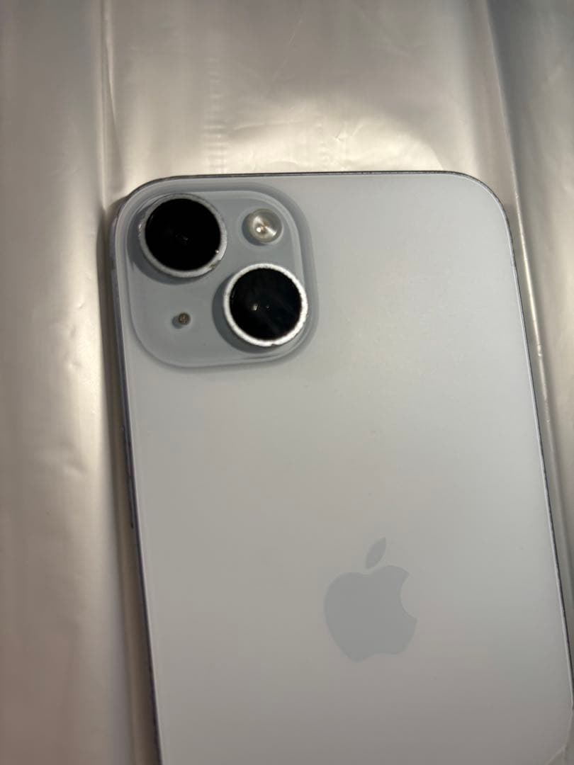 Apple iPhone 15プラス　ホワイト ジャンク　ひび割れあり