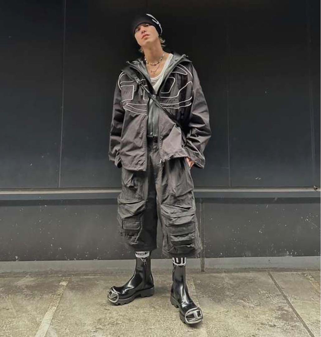 diesel P-Staind 2WAY ナイロン カーゴパンツ ワイドパンツ