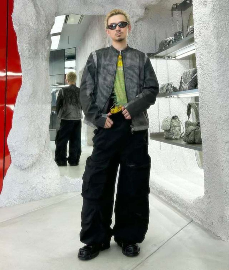 diesel P-Staind 2WAY ナイロン カーゴパンツ ワイドパンツ