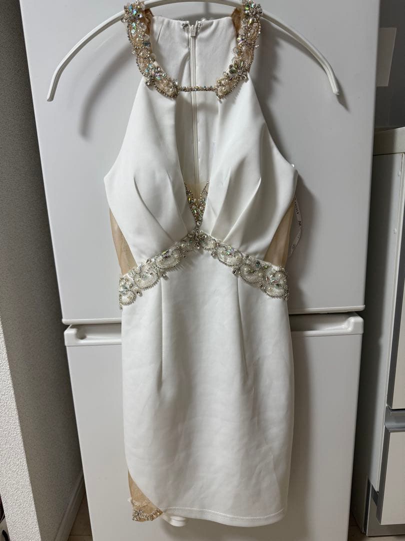 にゃん様　sugar ホワイト　キャバドレス Sサイズ