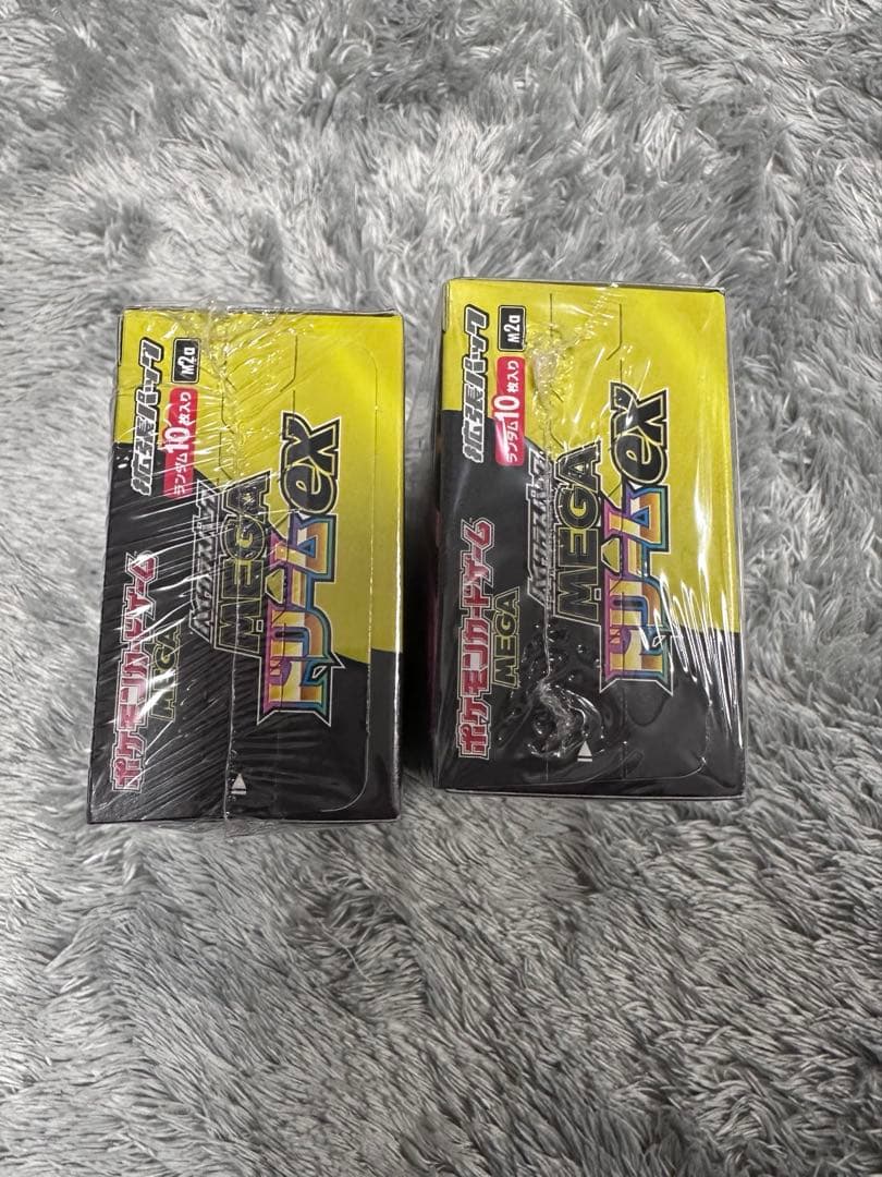 ポケモンカードゲーム　MEGAドリームexシュリンク付きBOX 2ボックスセット