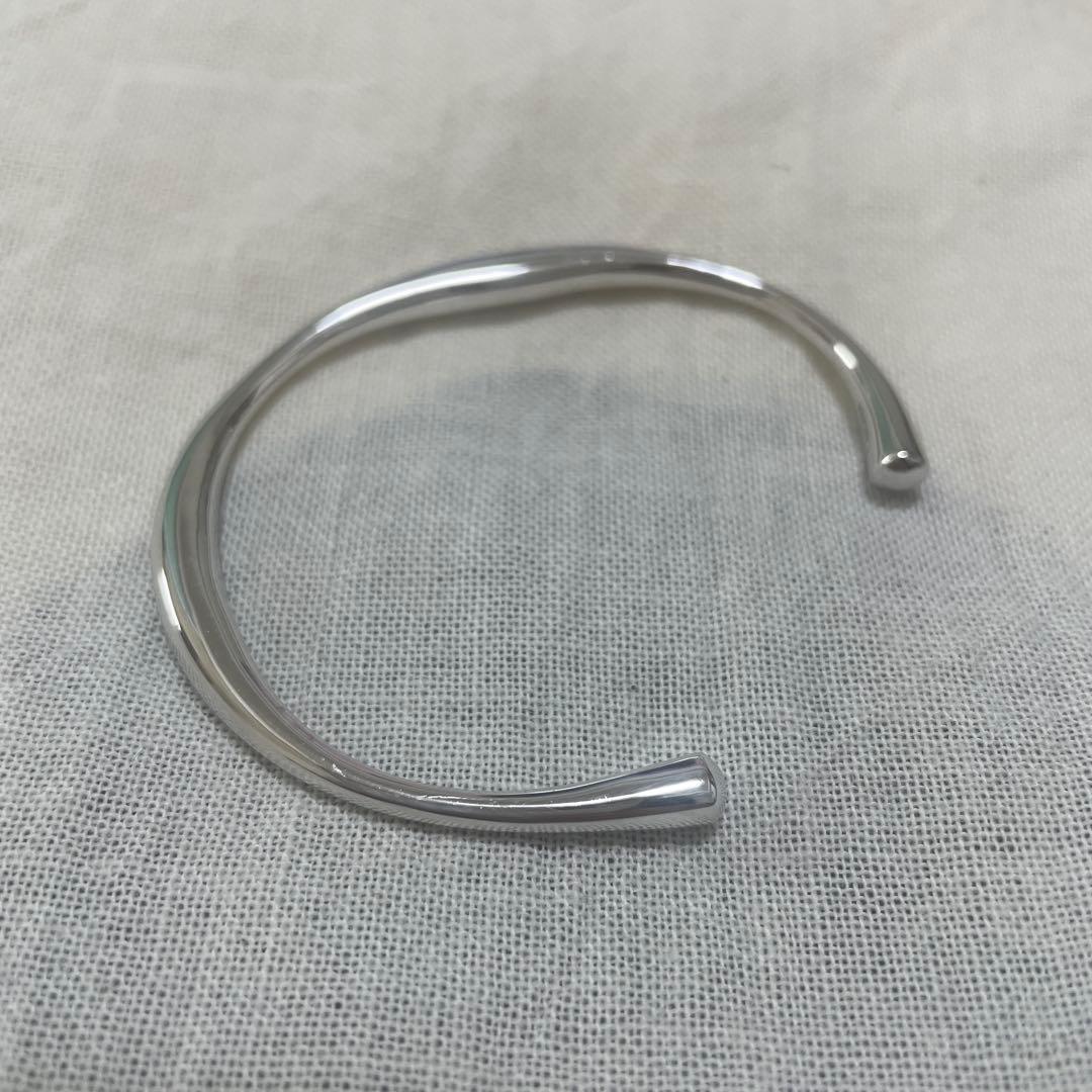 【最終値下げ】WOJE(ヲジェ) シルバーバングルHorn (SV925)