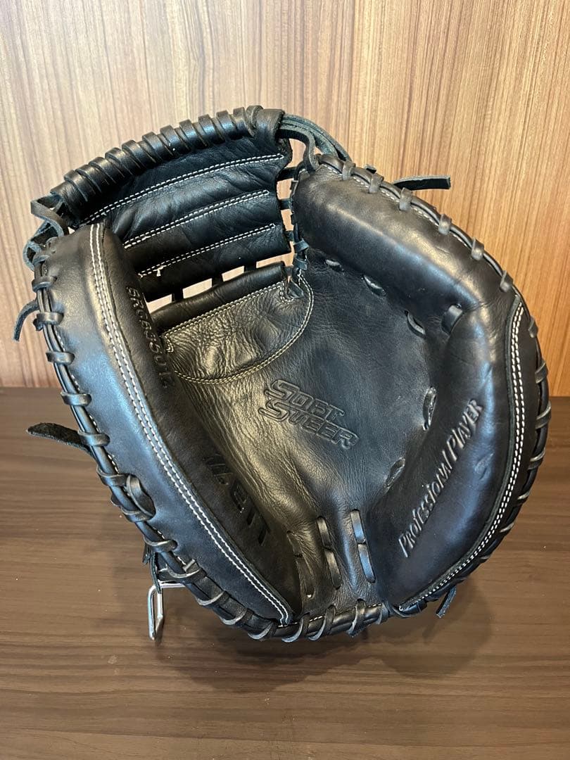 ZETT 一般軟式キャッチャーミット　ブラック