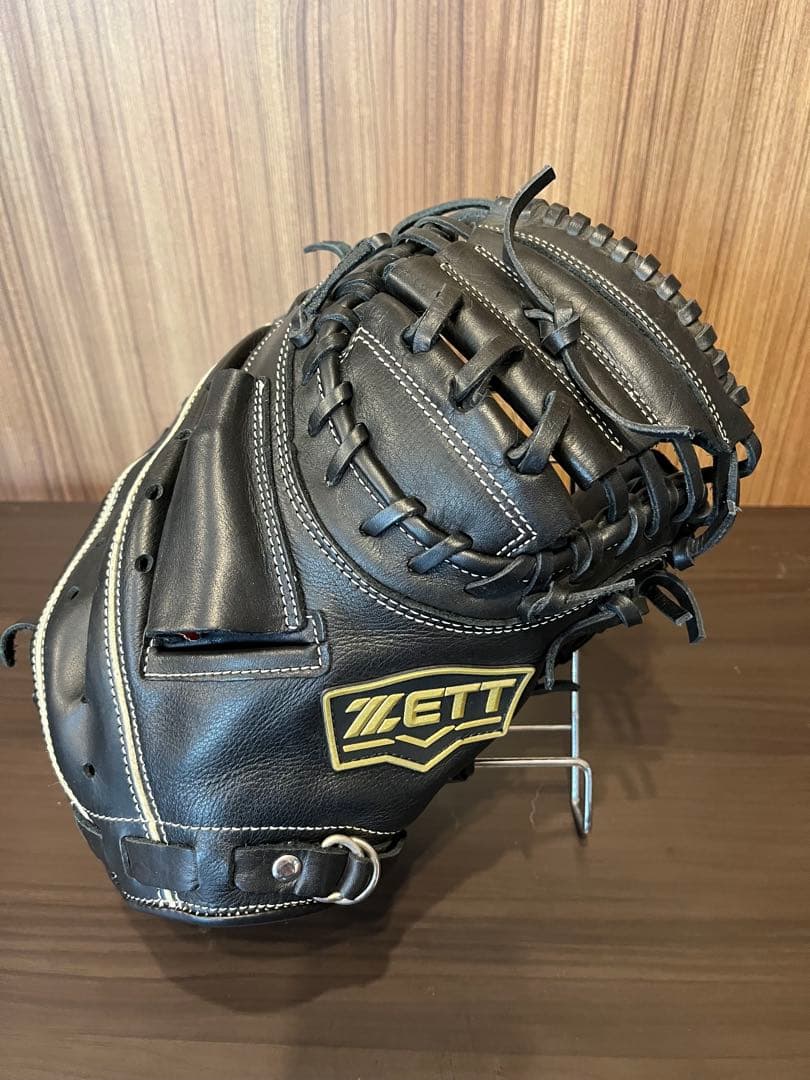 ZETT 一般軟式キャッチャーミット　ブラック