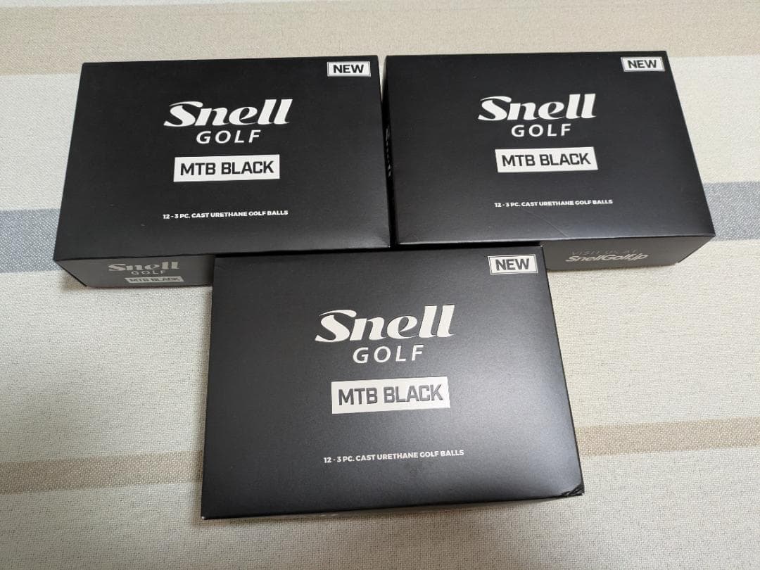 snell MTB BLACK ゴルフボール 3ダース（36球）