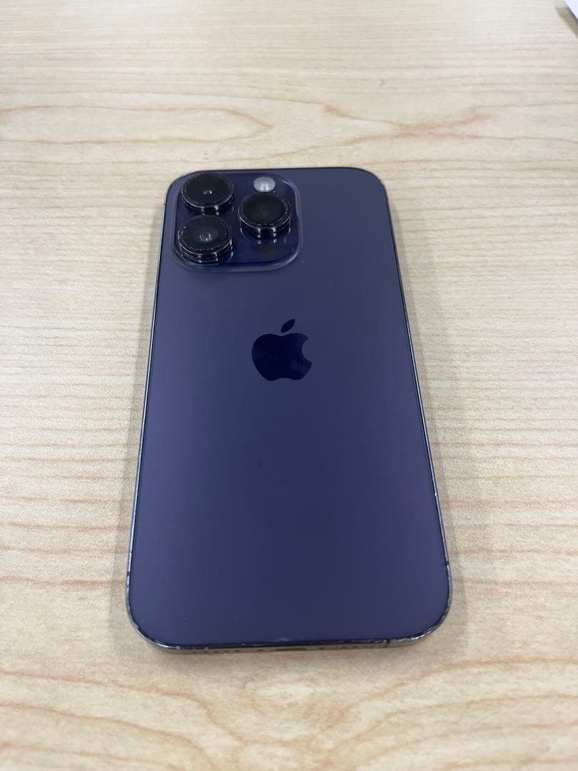 iPhone14Pro パープル 256GB 本体 Apple 画面割れ