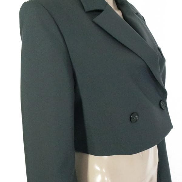 新品 メイメイジェイ ダブルジャケット 38 EJK395 Sサイズ ショート丈