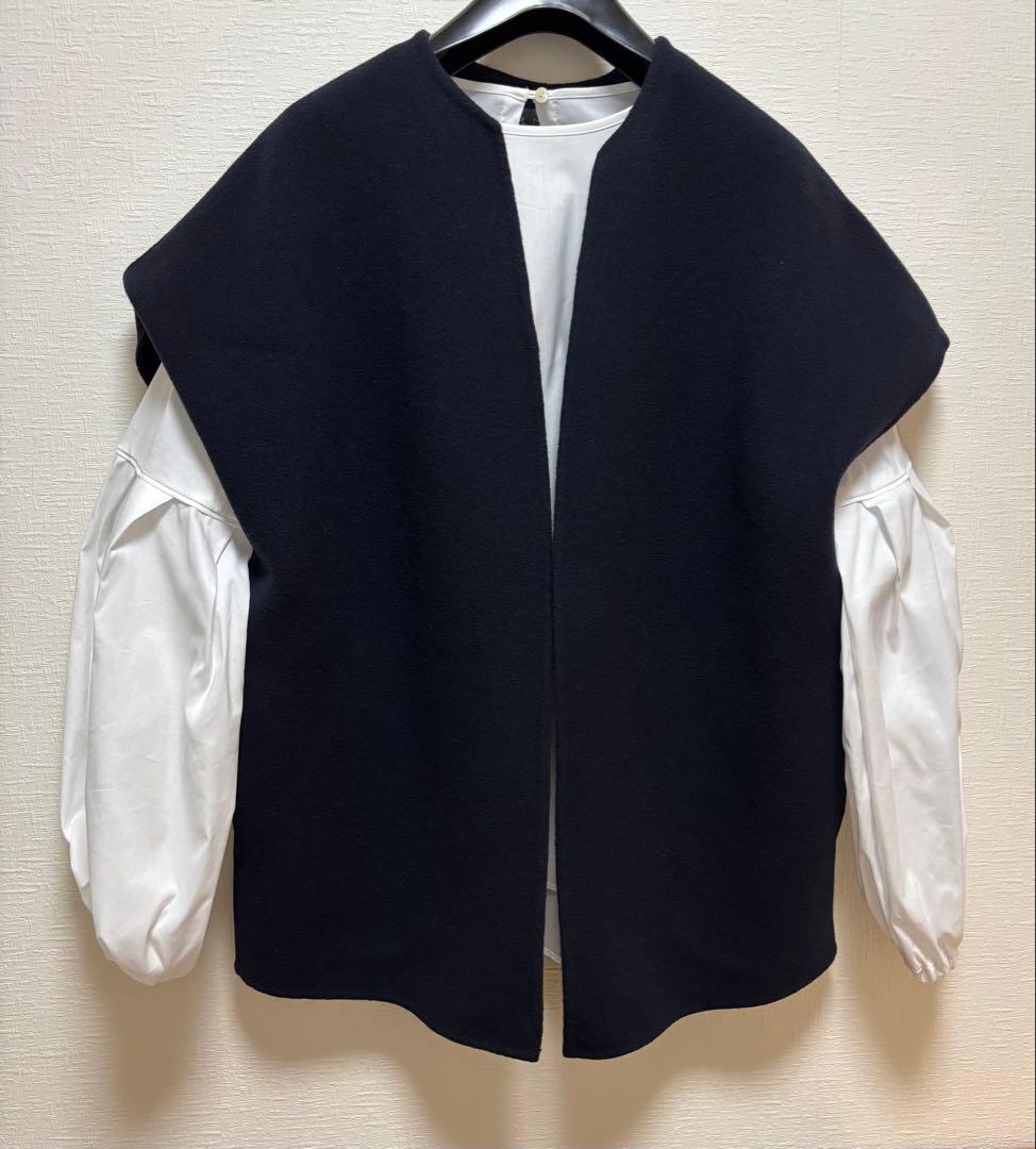 未使用品☆Curensologyイタリア　MANTECO社リバーベスト　ネイビー