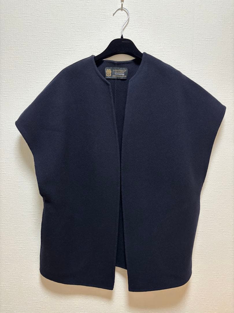 未使用品☆Curensologyイタリア　MANTECO社リバーベスト　ネイビー