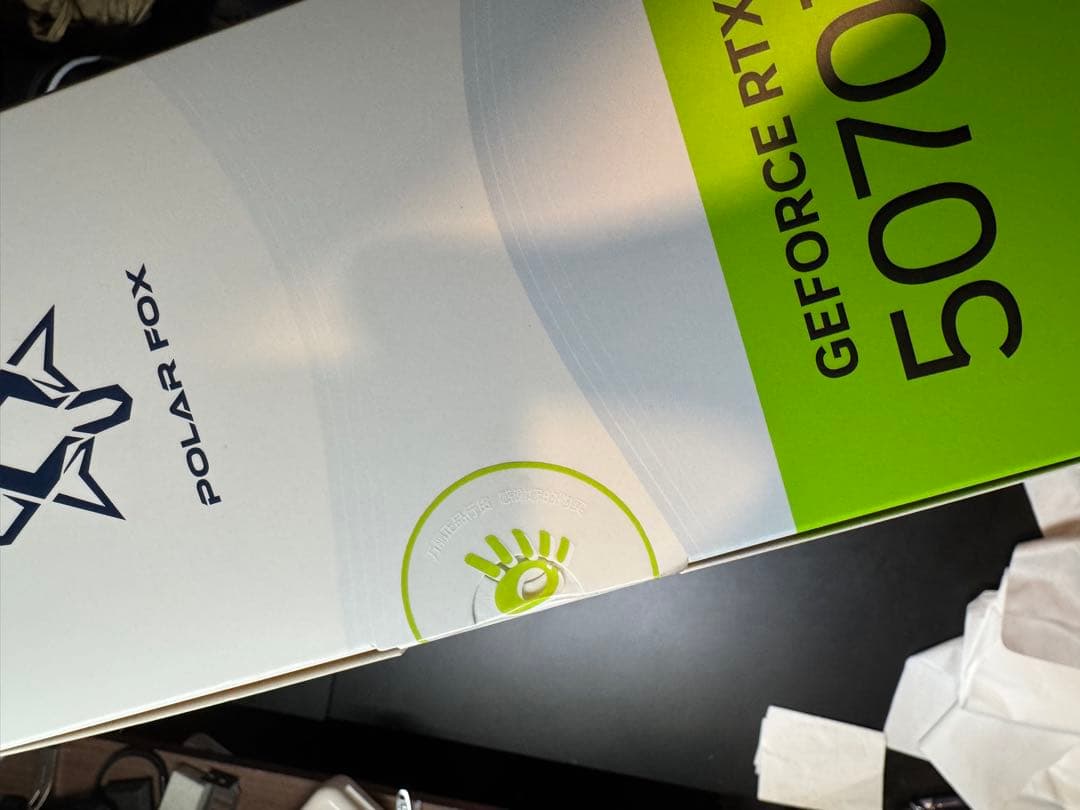 新品未開封 Manli Polar Fox GeForce RTX5070Ti