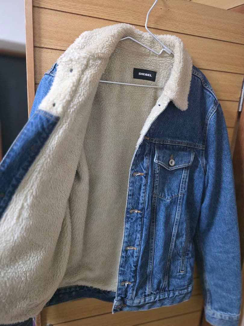 DIESEL デニムジャケット 裏ボア L