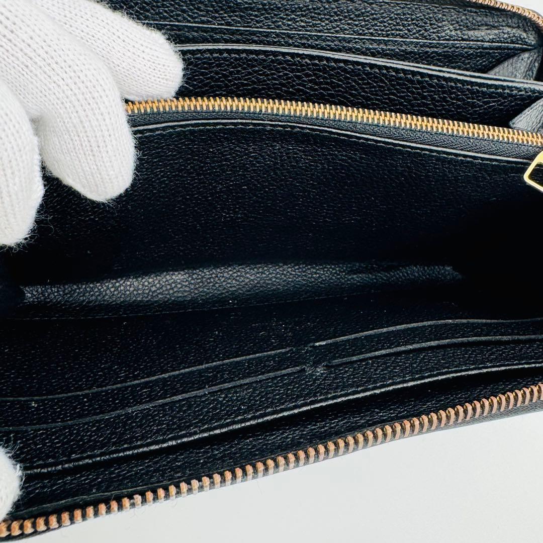 ルイヴィトン　ジッピーウォレット　アンプラント　モノグラム　ブラックM61864