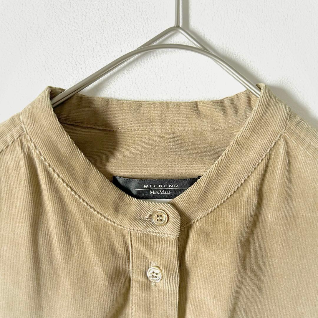 3119y マックスマーラ 大きいサイズ コーデュロイティアードワンピース