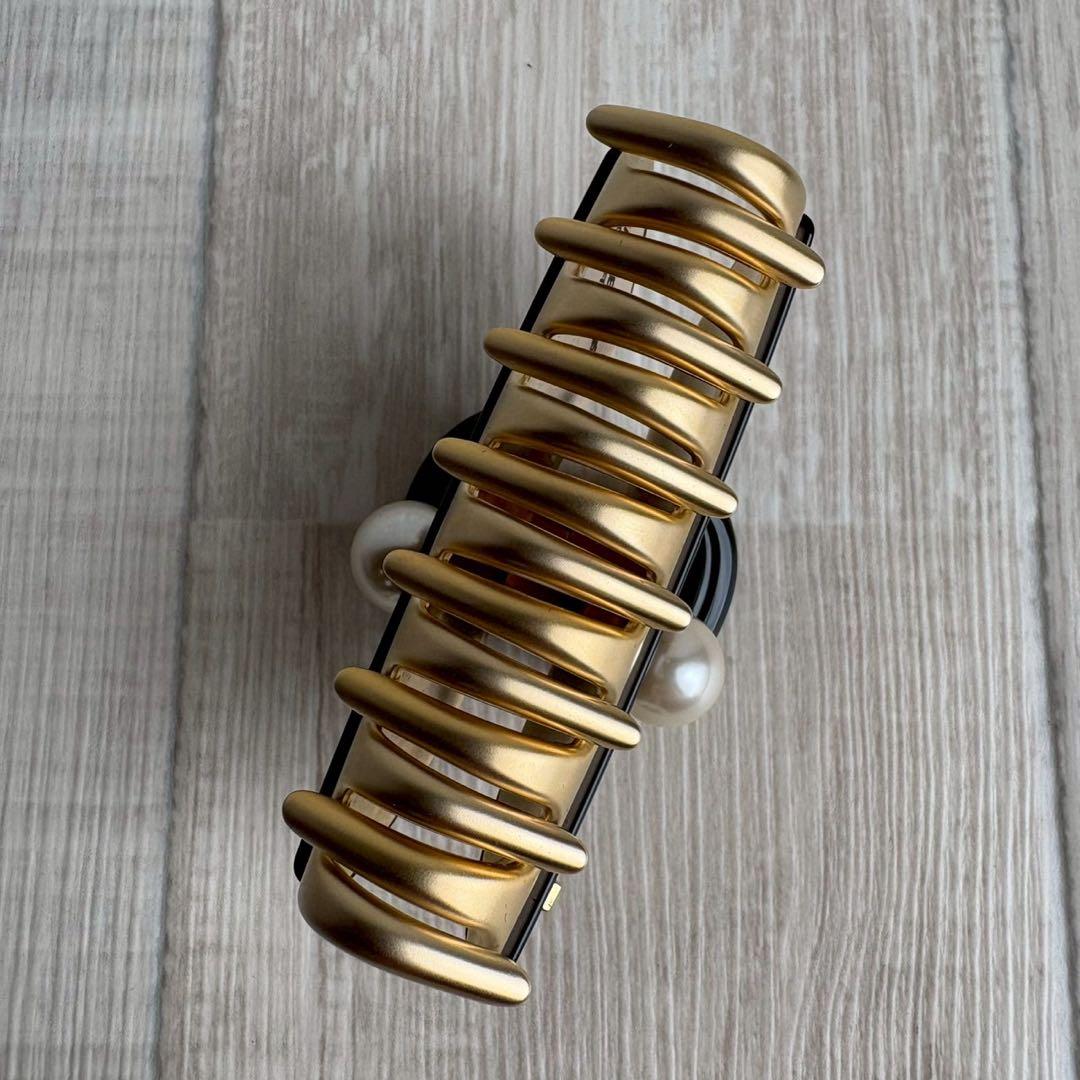 【高級パール】ALEXANDRE DE PARIS バレッタ 24年購入品