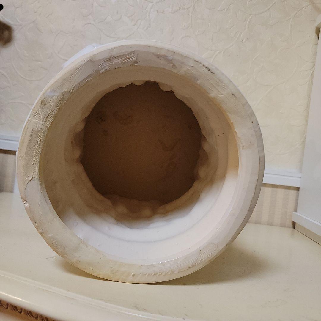 ギリシャ神殿の細工が素敵な花台　コラムスタンド　フラワースタンド　台座