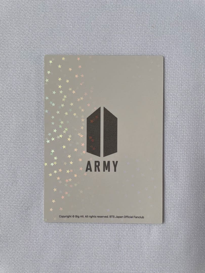 ⑧BTS V SYS会場ファンクラブ更新 限定トレカ