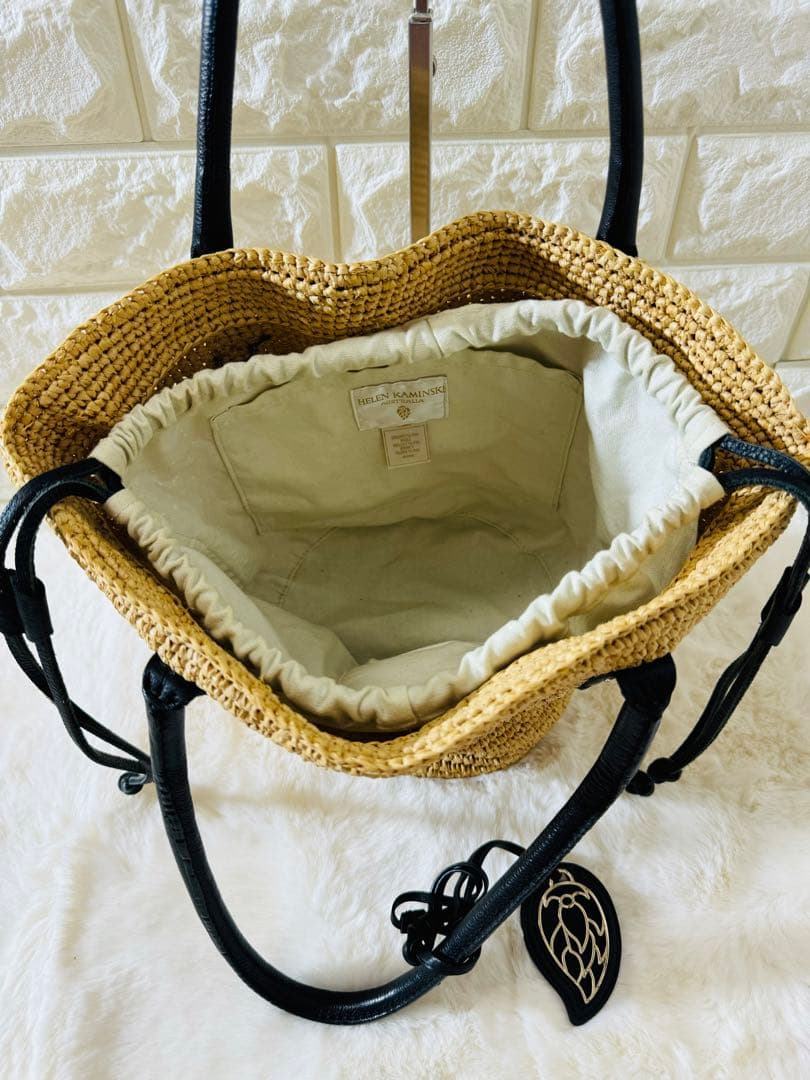 HELEN KAMINSKI ヘレンカミンスキー ラフィアバッグ