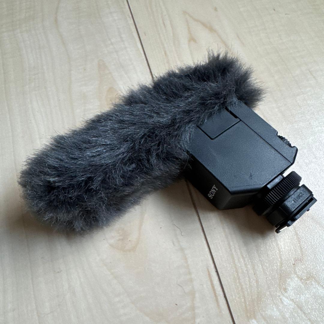 SONY ECM-B1M ガンマイク ウィンドジャマー付き