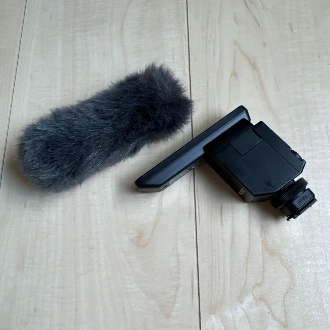 SONY ECM-B1M ガンマイク ウィンドジャマー付き