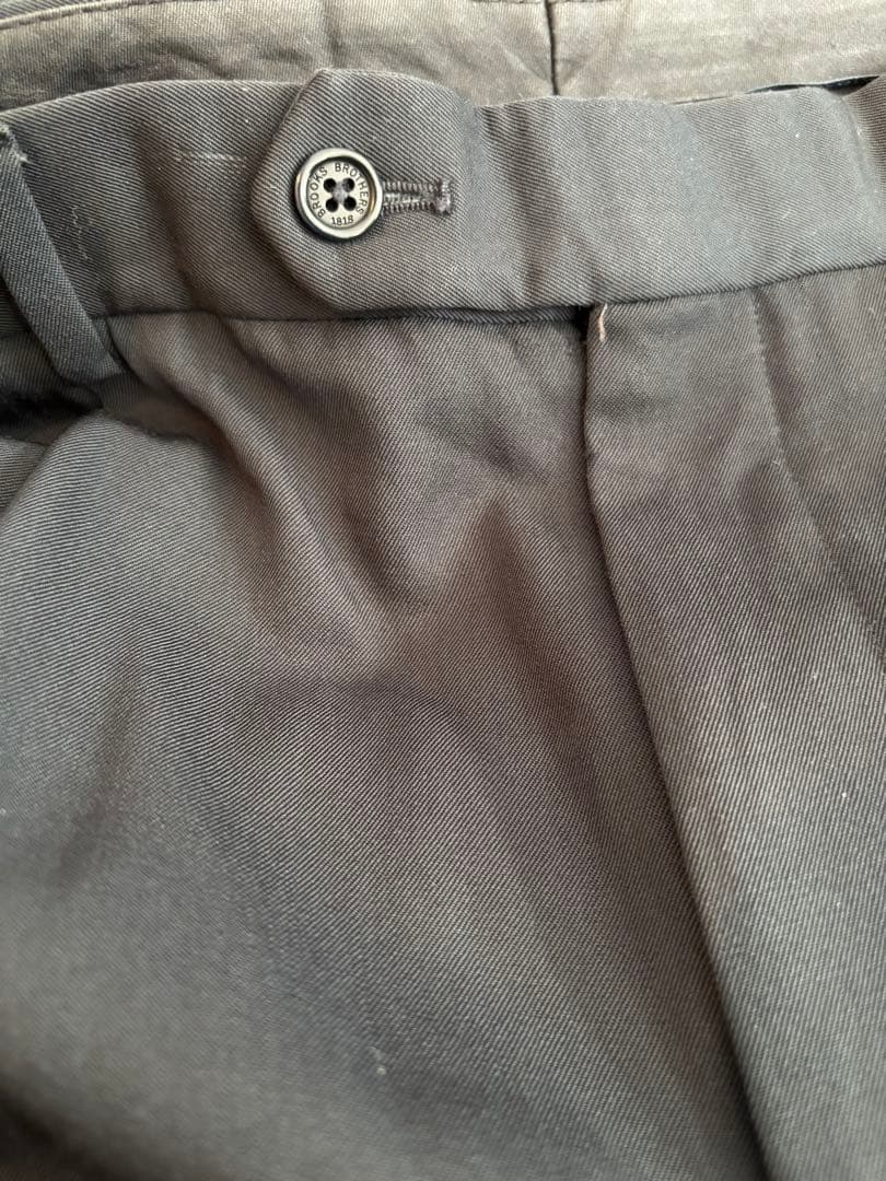 Brooks Brothers ブラック 2タックスラックス W34/L30