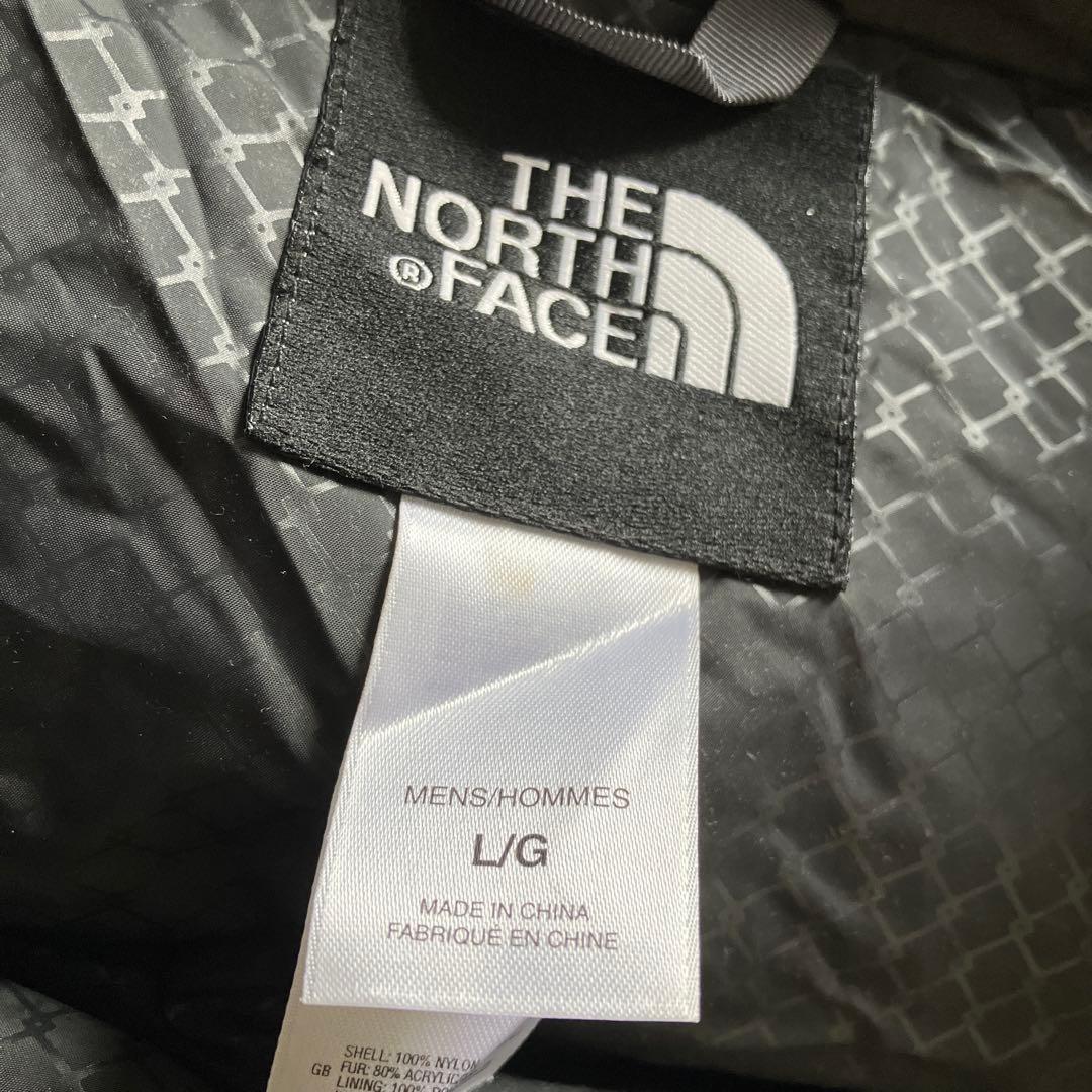 THE NORTH FACE HyVent ダウンジャケットファー 総柄裏地 L