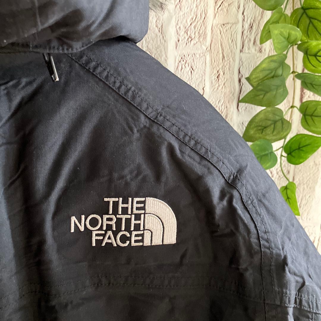 THE NORTH FACE HyVent ダウンジャケットファー 総柄裏地 L