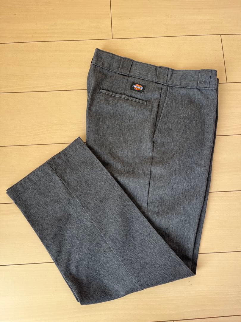 Dickies グレー　90s USA製　874 ビンテージ　ディッキーズ