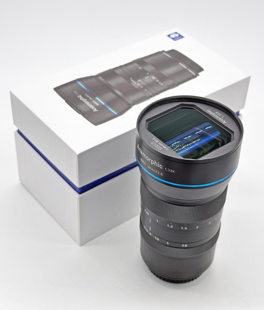 SIRUI 24mm F2.8 1.33x Eマウント アナモルフィックレンズ