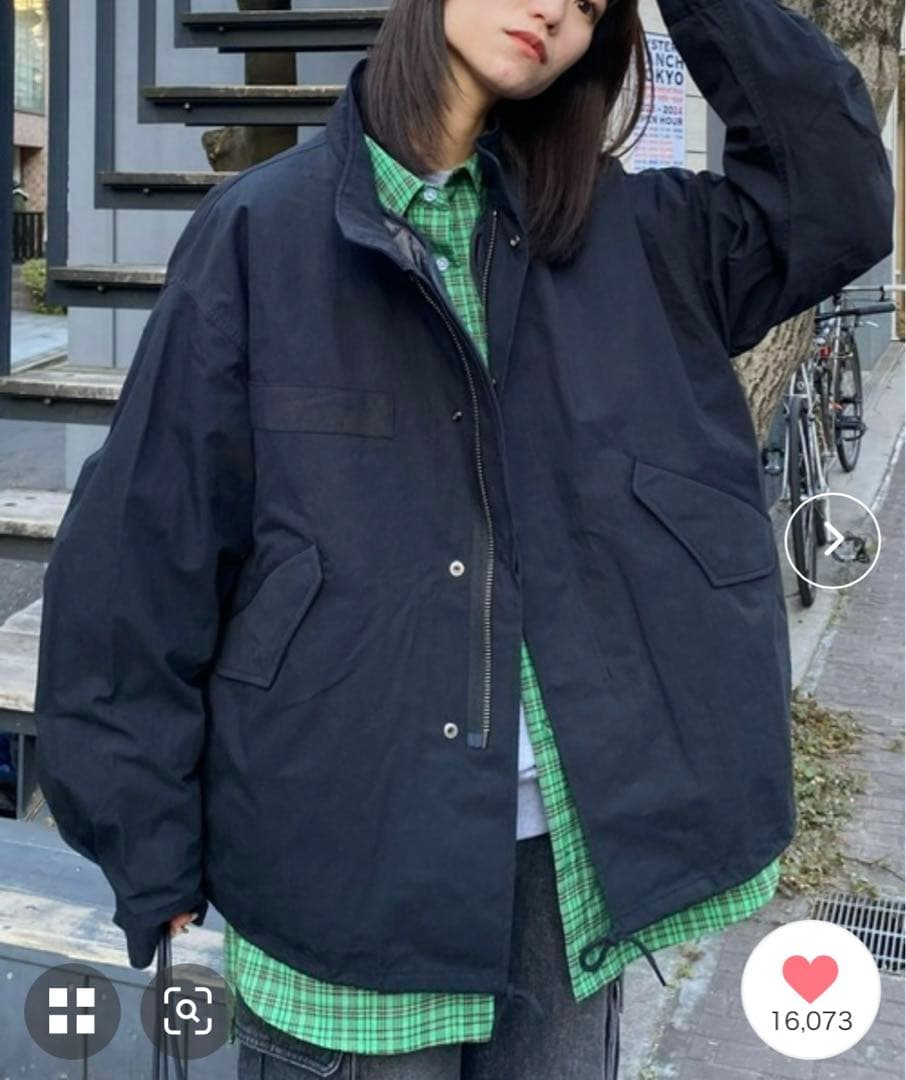 ciaopanic typy M-65 ショートモッズコート ブラック L