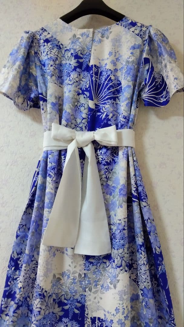 着物リメイクドレス