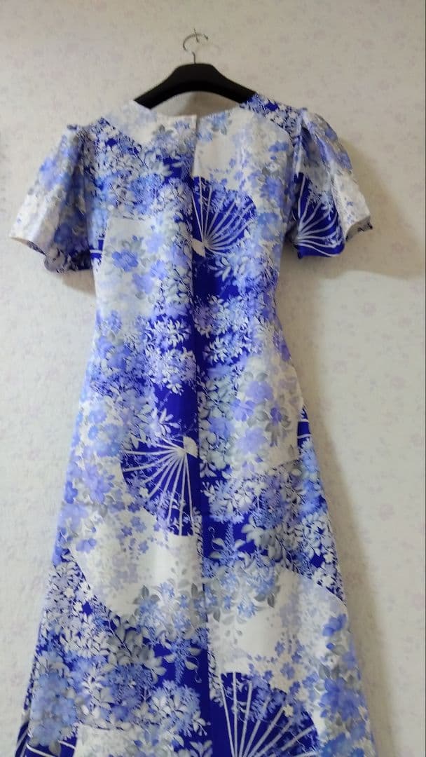 着物リメイクドレス