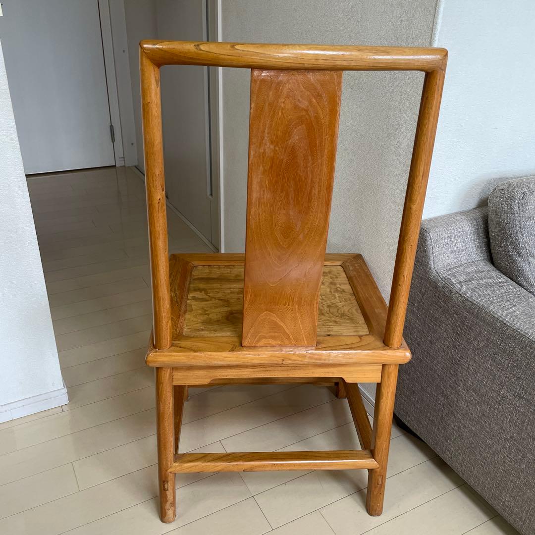 唐木椅子 唐木家具 木製 美品 アンティーク 彫刻 牡丹彫刻 中国家具 李朝家具