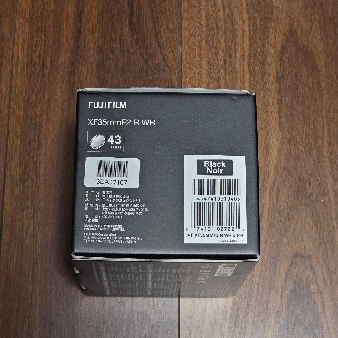 FUJIFILM フジフイルム フジノン XF35mm F2 R WR ブラック