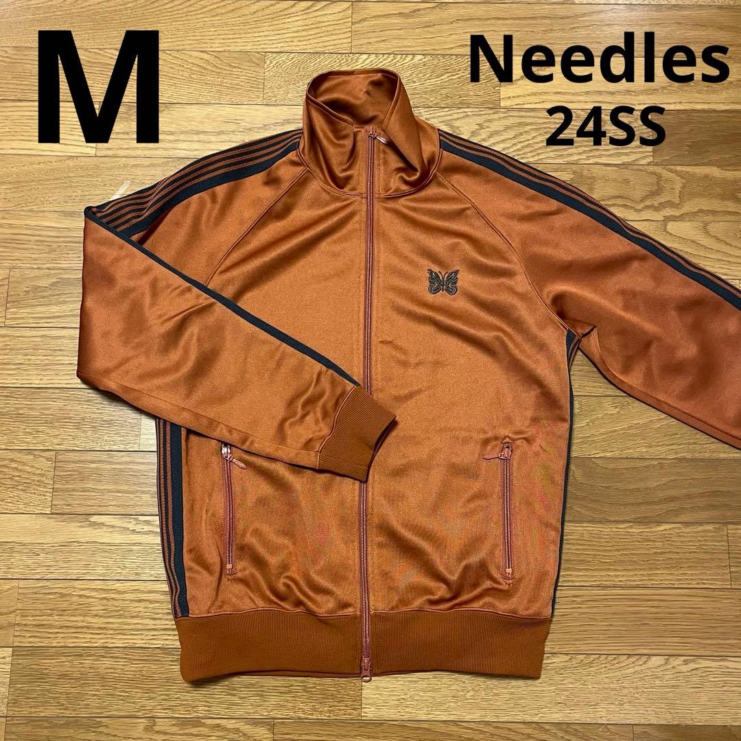 【Needles】 ★ほつれ有★トラックジャケット オレンジ Mサイズ 24SS