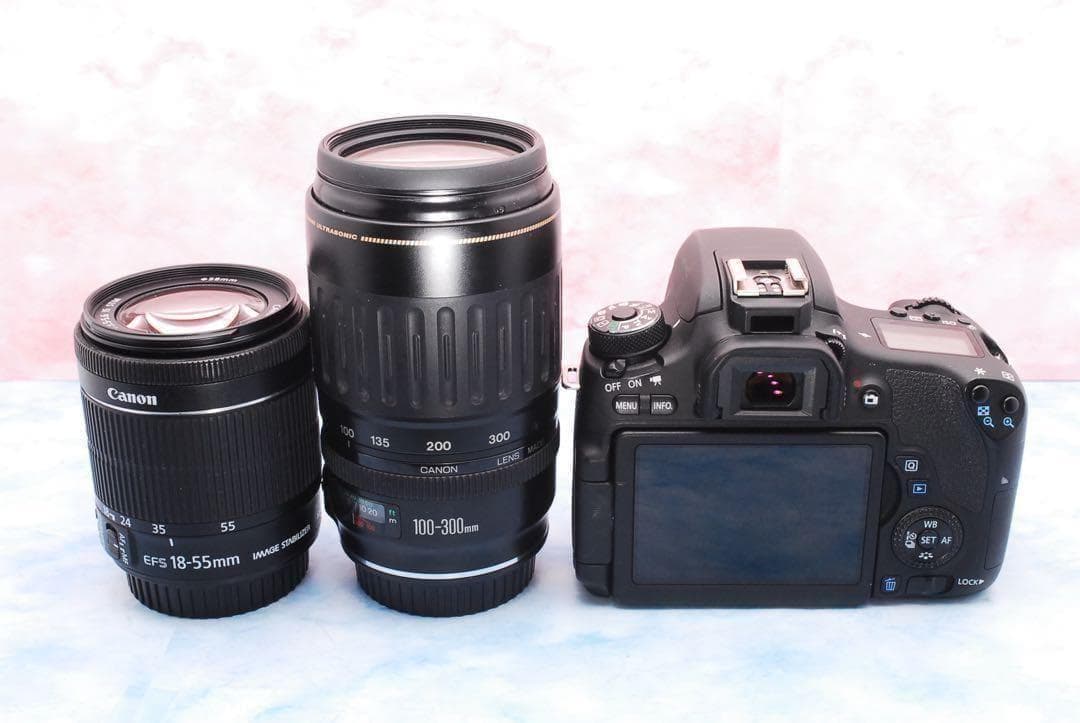 ☆Wi-Fi搭載☆Canon EOS 8000D☆Wレンズ☆一眼レフカメラ