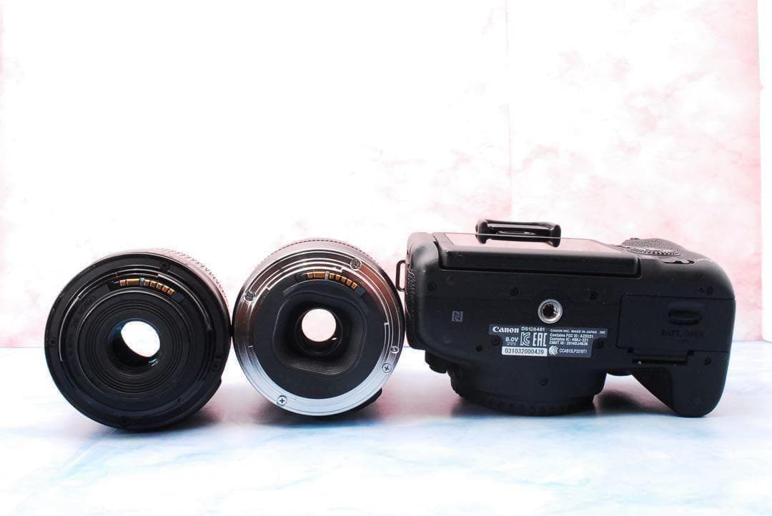 ☆Wi-Fi搭載☆Canon EOS 8000D☆Wレンズ☆一眼レフカメラ