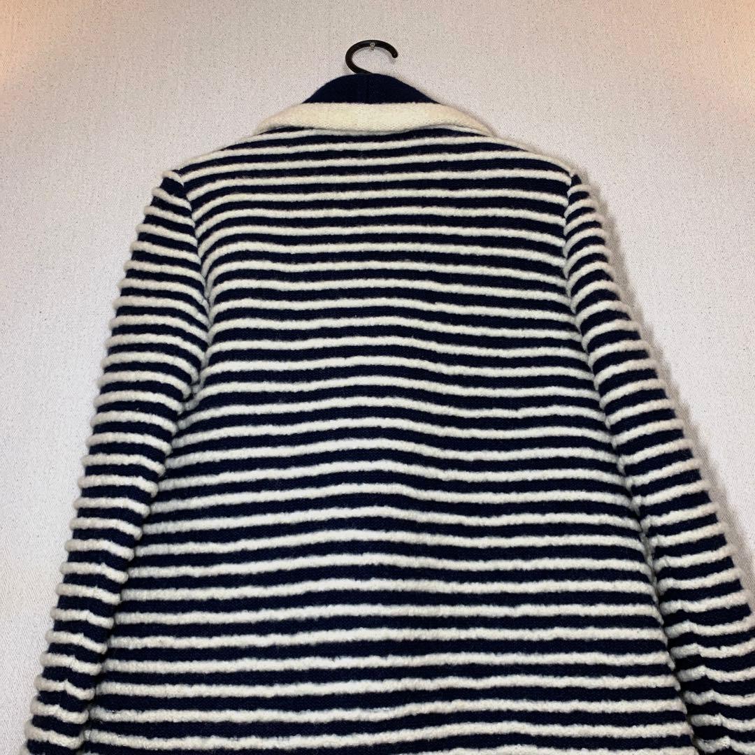 希少ミューゼドウジ　マリン超ボーダーニット　セットアップ　モヘア混ウール　38