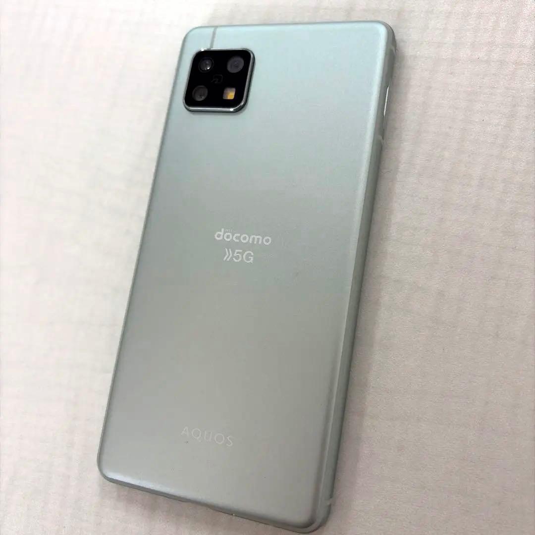AQUOS sense5G SH-53A ドコモ オリーブシルバー 美品