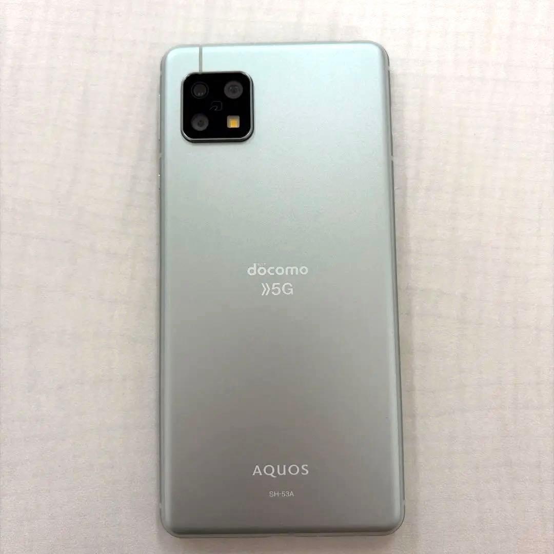 AQUOS sense5G SH-53A ドコモ オリーブシルバー 美品