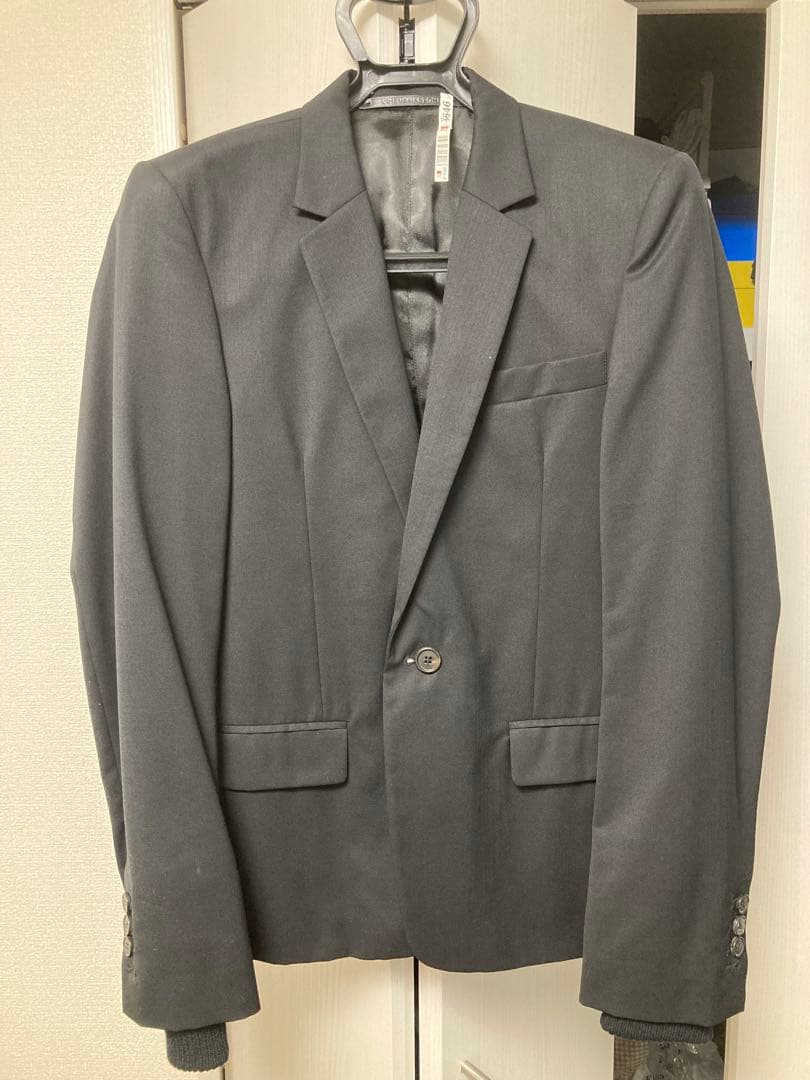 KRISVANASSCHE ブラック テーラードジャケット クリスヴァンアッシュ