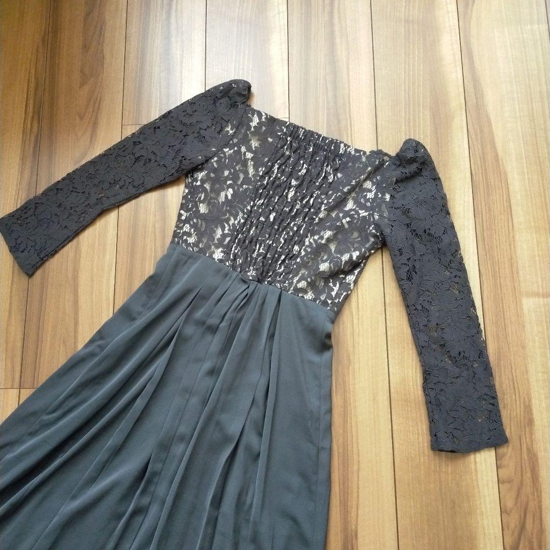 エトル バレエネックスカラップレースドレス