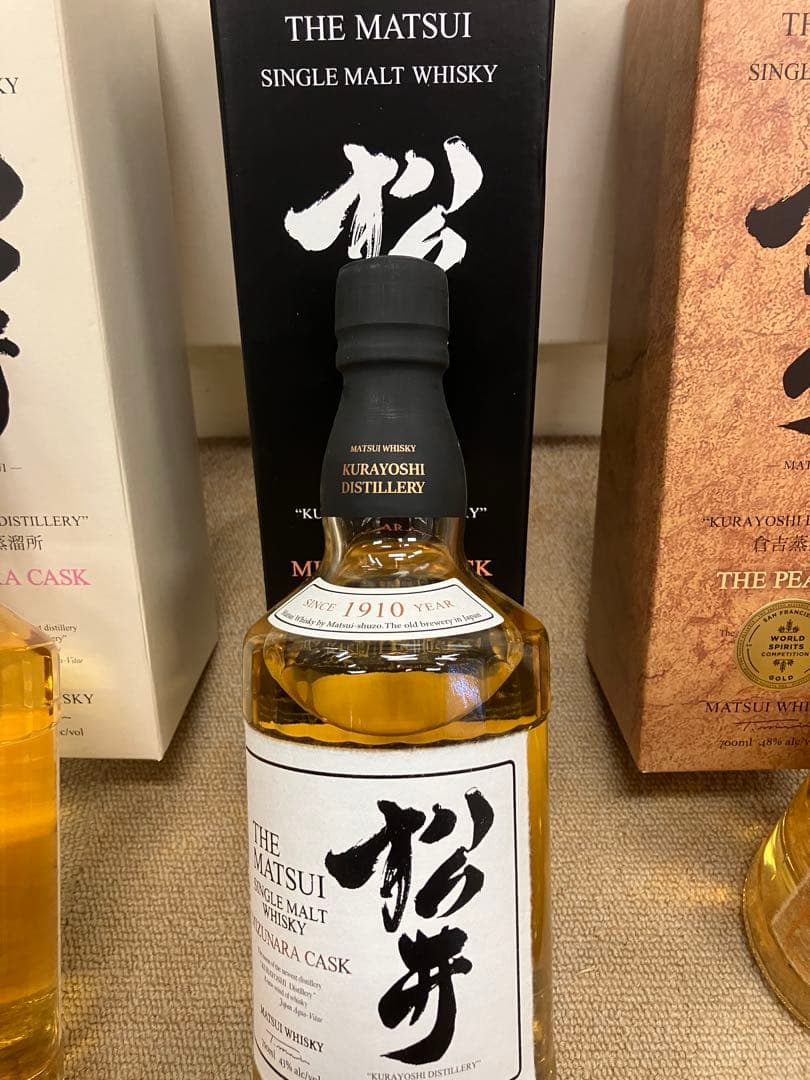THE MATSUI シングルモルトウイスキー サクラカスク他3本 700ml