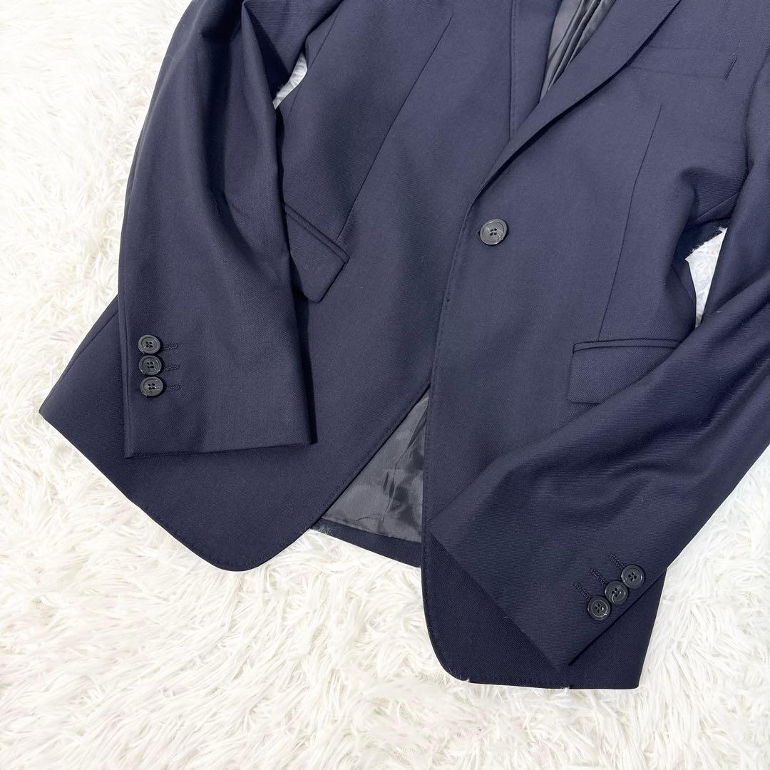 ☆ハンガー付☆エンポリオアルマーニ スーツ セットアップ 1B 総裏 ネイビー