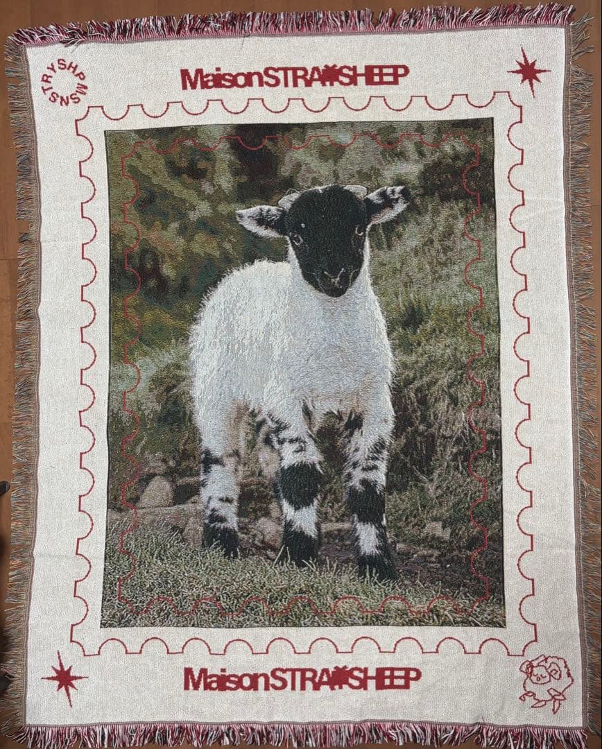 「美品」MAISON STRAYSHEEP STRAYSHEEP RUG