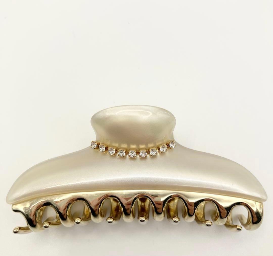 新品未使用 アッカ acca ニューコラーナ　ヘアクリップ Lサイズ　袋付き