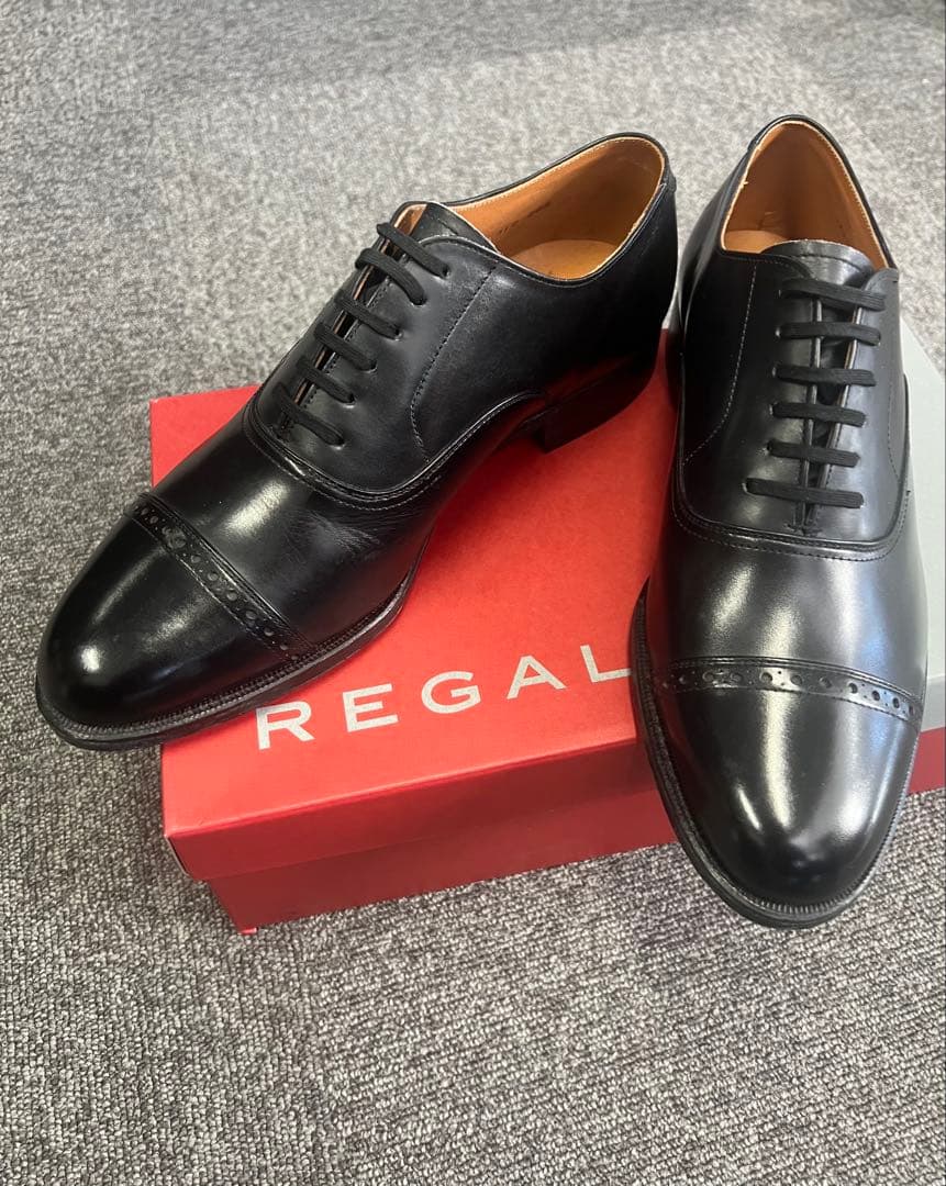 REGAL インペリアルグレード ストレートチップ ブラック