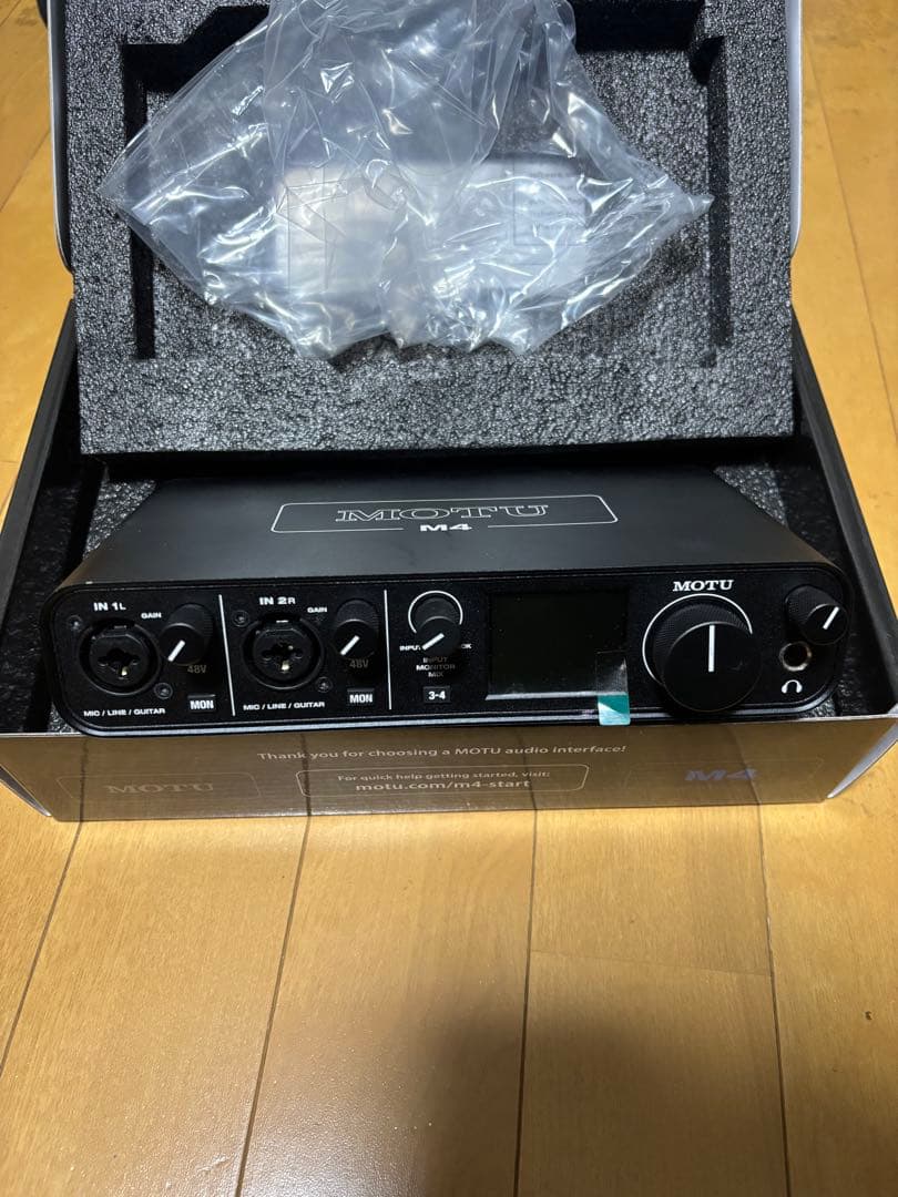 MOTU M4 4-in/4-out USBオーディオインターフェイス
