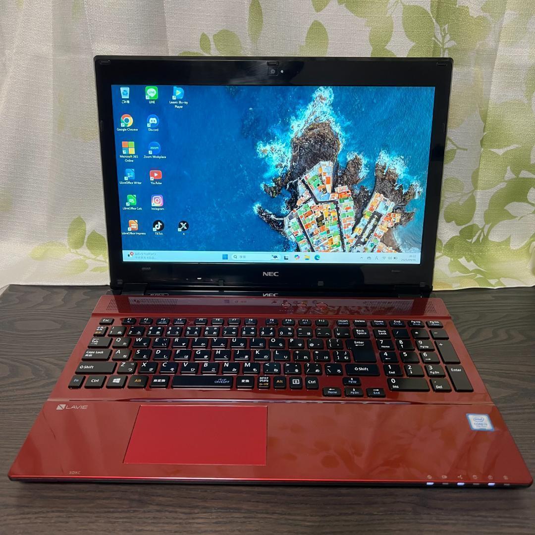 コスパ◎NEC LAVIE✨SSD256GB☆メモリ8GB☆Core i3