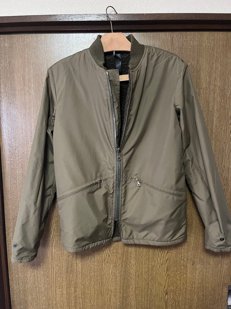 ファー付きミリタリースタイルモッズコート