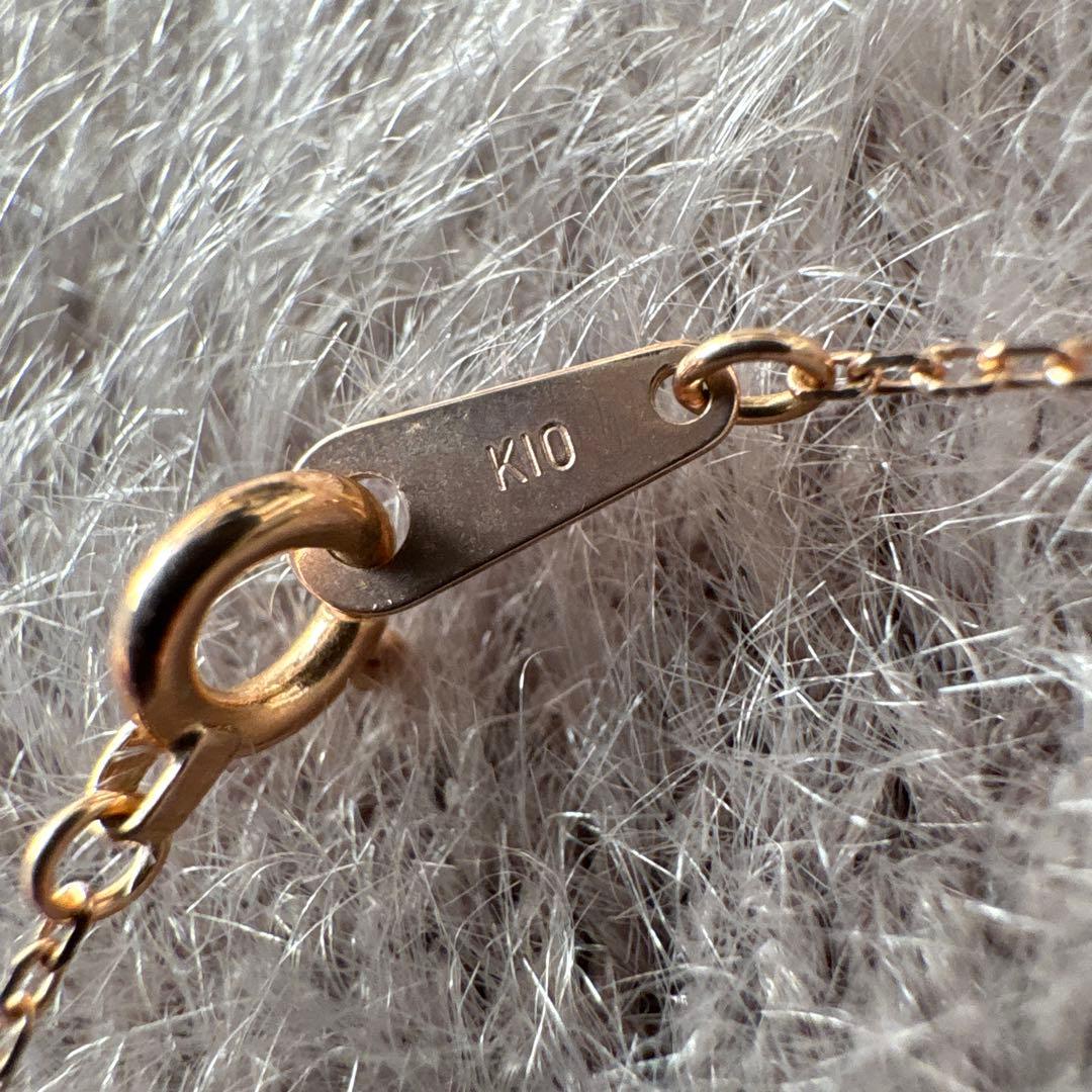 K10 ネックレス　ピンクゴールド